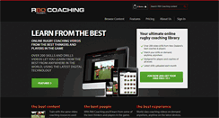 Desktop Screenshot of coaching.r80rugby.com
